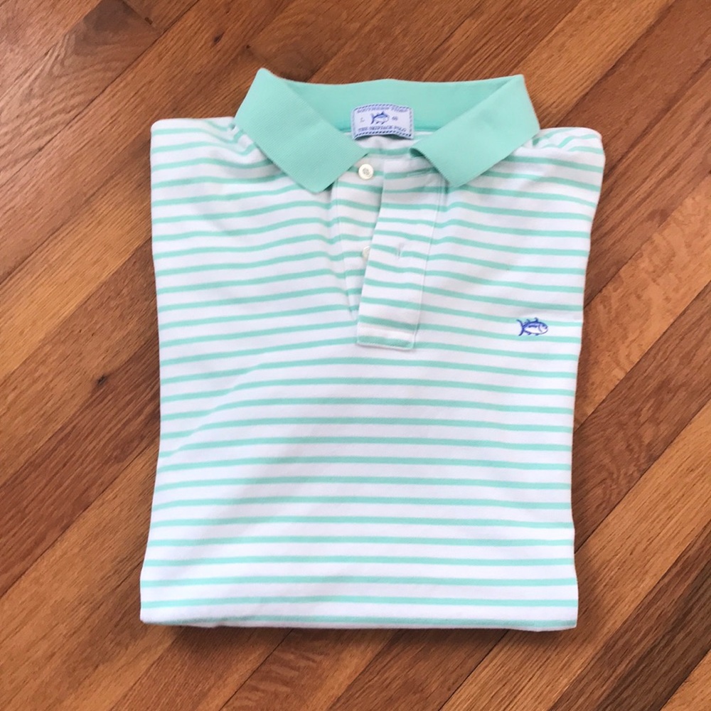 Striped Southern Tide Skipjack Polo